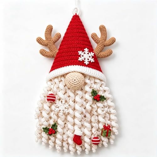DIY Seasonal 3D Crochet Door Hanger Kit Collection, Halloween Handmade - Image 6