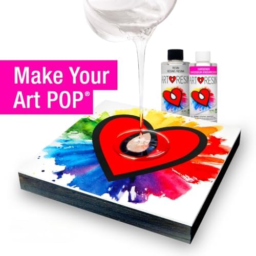 ArtResin Epoxy Resin – High-Gloss Clear Coat for Artwork - 8 oz (4 oz Resin + 4 oz Hardener) (236 ml) - Image 2