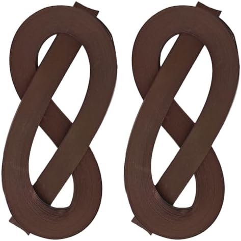Acoeitl Quilling Paper Strips 240 Strips Dark Coffee Paper Quilling Set Width 5mm Length 53cm Quilling Supplies DIY Quilling Paper Quilling Art Strip for Crafts (2 Pack) by Unknown