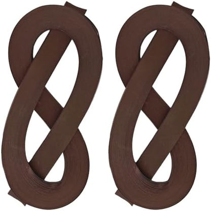 Acoeitl Quilling Paper Strips 240 Strips Dark Coffee Paper Quilling Set Width 5mm Length 53cm Quilling Supplies DIY Quilling Paper Quilling Art Strip for Crafts (2 Pack) by Unknown