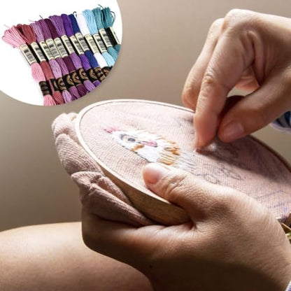 105 Yards Embroidery Floss Colored Thread for Hand Sewing DIY - Image 6