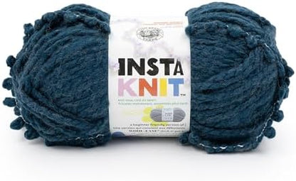 Lion Brand Yarn InstaKnit Beginner Yarn for Knitting, Un-Teal We Meet Again, 1 Pack by LionBrandYarn