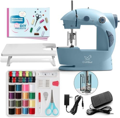 CraftBud Mini Sewing Machine for Beginners, Adults and Kids Sewing Machine by CraftBud