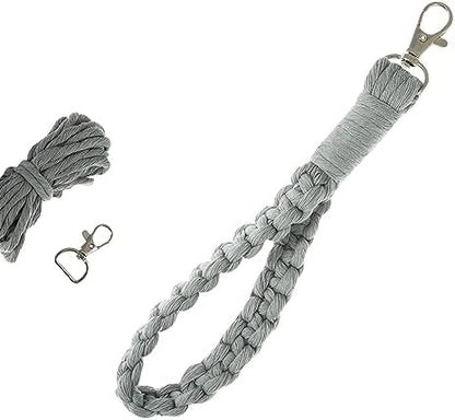 Trimits Make Your Own Macrame Kit, 21 x 2cm, Keyring by Unknown
