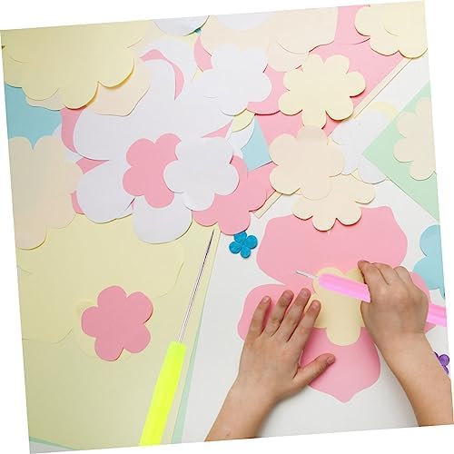 STOBOK 18pcs Sturdy Paper Quilling Kit Rolling Pens Piercer Tweezer Easy to Use for DIY Projects - Image 4
