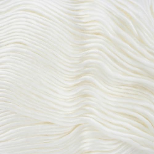 Loops & Threads Facets Yarn - Yarn for Knitting, Crochet, Weaving, and Arts & Crafts - White, Acrylic, 3.5 oz - Image 3