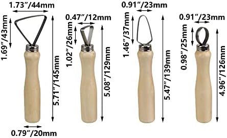 10PCS Clay Carving Tools Pottery Trimming Pottery Carving Trimming Pottery Pottery Trimming Sculpting Set Pottery Trimming Cake Carving - Image 4