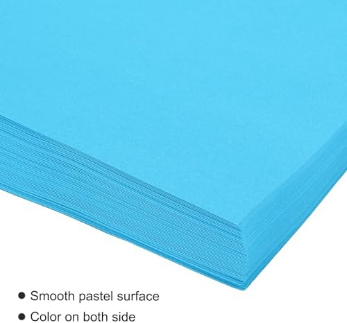 MECCANIXITY 100 Sheet Origami Paper Double Sided Lake Blue 11.7 x 8.3 Inch Square Sheet for Art Craft Project, Beginners, Gifts Decor - Image 4