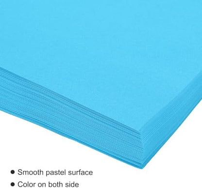 MECCANIXITY 100 Sheet Origami Paper Double Sided Lake Blue 11.7 x 8.3 Inch Square Sheet for Art Craft Project, Beginners, Gifts Decor - Image 4