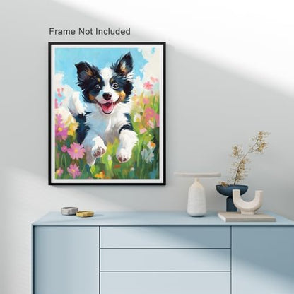 Natuyalo Dog Paint by Numbers Kit for Adults Beginners, Animals Acrylic Paint by Number Kits on Canvas for Adults Without Frame, DIY Painting Kits for Home Wall Decor 16x20 inch - Image 3