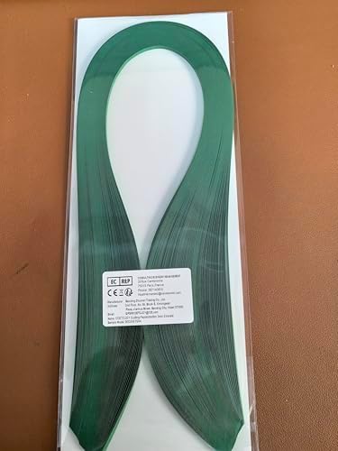 ODETOJOY Quilling Paper Strips 3mm Paper Quilling Set 120pcs Quilling Strips 1/8inch Single Color Star Origami Paper DIY Hand Crafts (Emerald) - Image 5