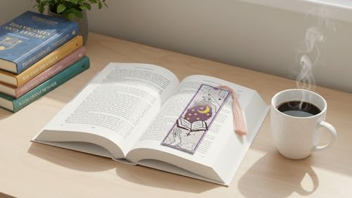 6PCS Cross Stitch Bookmark Kit for Adult Beginners Book Cross Stitch Kits with Backing Felt Floss Instruction DIY Stamped Embroidery Bookmark Kit for Starter Adults Book Lovers (2.3x7.8 inch) - Image 6