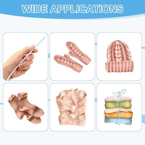 HARFINGTON Size US 9 (5.5mm) Plastic Circular Knitting Needles 16 Inch(40cm) Round Knitting Needle for Handmade Projects DIY Weave - Image 5