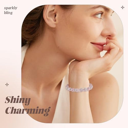200pcs 10mm Rhinestone Beads for Jewelry Making, Pink White Shiny Round Disco Ball Beads Bulk, Sparkle Crystal Clay Christmas for Bracelet Baseball Necklace Earring Crafting and DIY - Image 3