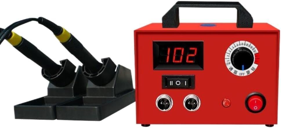 Wood Burning Machine Kit 110v 50w Pyrography Dual Pen Wood Burner Tool With Digital Temperature Adjustment Electric Woodburning Detailer For Wood Leather Gourd - Image 2