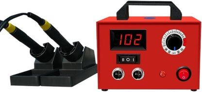 Wood Burning Machine Kit 110v 50w Pyrography Dual Pen Wood Burner Tool With Digital Temperature Adjustment Electric Woodburning Detailer For Wood Leather Gourd - Image 2