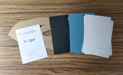 Hammerhead Shark 3D Paper Sculpture - Pre-cut DIY Kit | Handmade Wall Decor, Low Poly Animal Figurine | All Accessories Included, Ideal Gift for Teens - Image 7