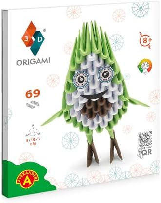Beautiful 3D Paper Sculpture with Patented Components and understandable Building Instructions, from 8 Years (Avocado) - Image 2