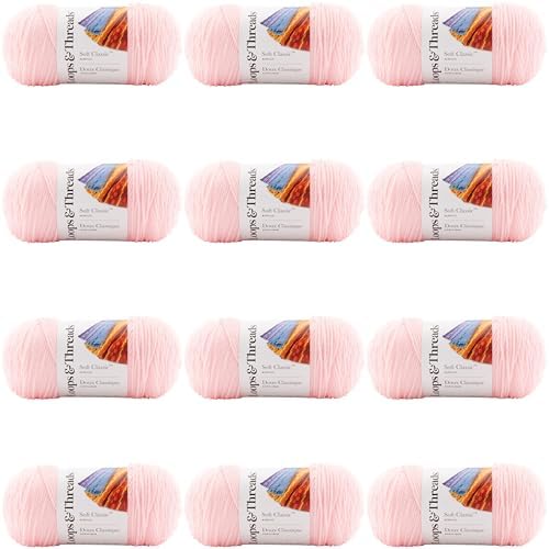 MICHAELS Bulk 12 Pack: Soft Classic™ Solid Yarn by Loops & Threads® - Image 7