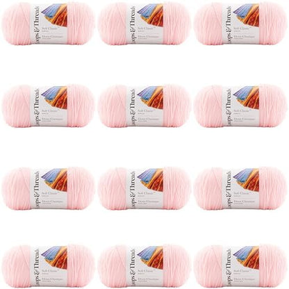 MICHAELS Bulk 12 Pack: Soft Classic™ Solid Yarn by Loops & Threads® - Image 7