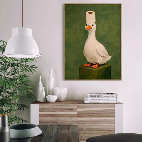 Vintage Duck Paint by Numbers Kit for Adults,Fun Paint by Number With Frame - Image 2