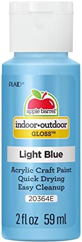 Apple Barrel Gloss Acrylic Paint in Assorted Colors (2-Ounce), 20364 Light Blue by AppleBarrel