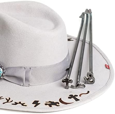 1" Assorted Characters Mini Steel Branding Irons Kit for Hats, Wood Burning, DIY Beginner Adult Crafts by The+Heritage+Forge