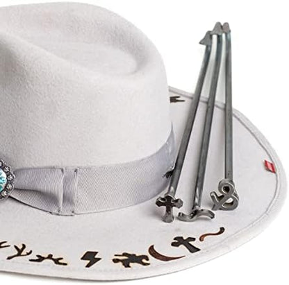 1" Assorted Characters Mini Steel Branding Irons Kit for Hats, Wood Burning, DIY Beginner Adult Crafts by The+Heritage+Forge