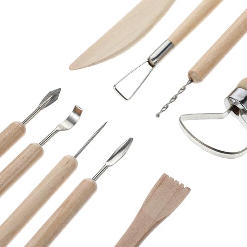 40 Pc Clay Sculpting Tool Set,Pottery Carving Tool Kit,Clay Modeling Tool - Image 6