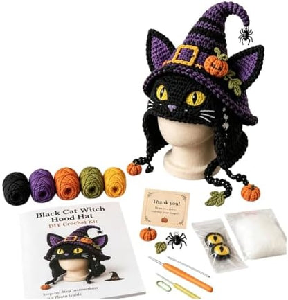 smtsmt Fantasy Hood Hat DIY Crochet Kit Series (Cat) - Image 7
