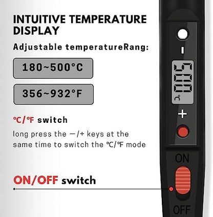 ACRSIKR Wood Burning Kit, LED Display Craft Wood Burning Tool for Adults - Image 2