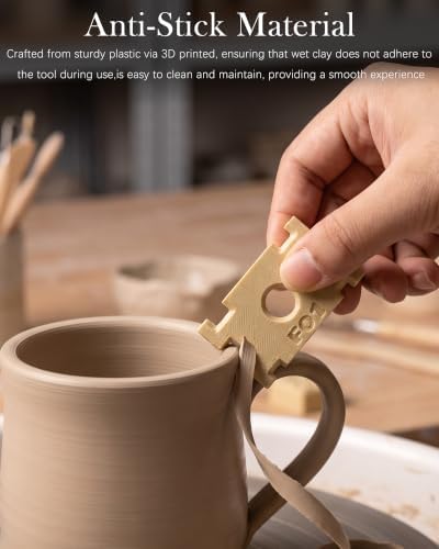 2 Pack Mini Pottery Trimming Tool Set for Ceramics Carving - Image 5