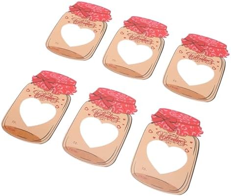 Xyntor Jar Shaped Greeting Cards Set | 30 Cards + 30 Plastic Bags + Double Sided Tape | Creative Craft Kits for Young Crafters/Weddings/Parties | Interactive DIY Card Making Supplies - Image 2