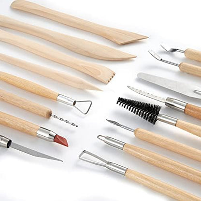 TEMONTIAN Clay Sculpting Tools for Pottery, Polymer & Air Dry Clay, 44 PCS - Image 4