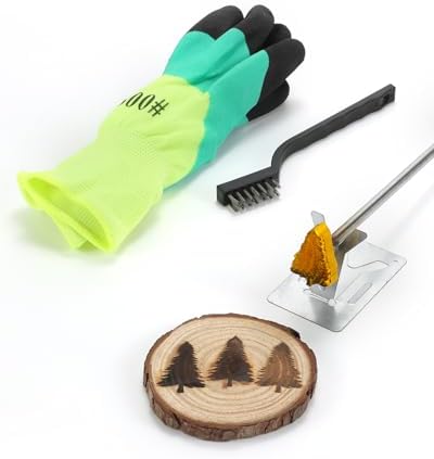 AIMOADO 1.5" Pine Tree Branding Iron, for Wood Hats Leather BBQ & Steak by AIMOADO
