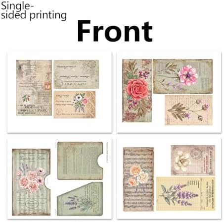 Floral Apothecary Whispers Junk Journal Folio Kit, Vintage Scrapbook DIY Handcraft Supplies, Creative Mini Folder & Booklet Making Set for Handmade Art Projects - Image 4