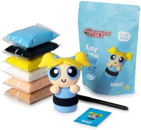Bubbles Clay Kit – Air Dry Foam Clay Craft for Adults & Teens by Claymoo