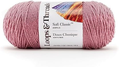 MICHAELS Bulk 12 Pack: Soft Classic™ Solid Yarn by Loops & Threads® - Image 3