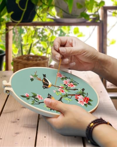 TINDTOP Embroidery Kit for Adult, Owl Embroidery Kit for Beginners - Image 4