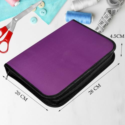 Sewing Kit with Case Portable Sewing Supplies for Home Traveler, Adults, Beginner, Emergency, Contains 60 Sewing Thread, Scissors, Needles, Measure etc（Dark Burgundy，XL) - Image 4