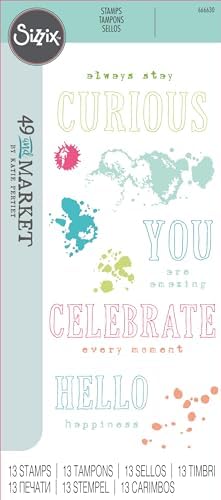 Sizzix Clear Stamps - Hello You Sentiments by 49 and Market - Image 3