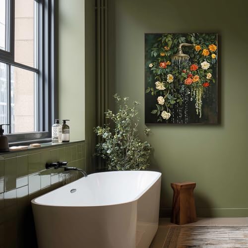 Paint by Number for Adults, Bathroom Paint by Numbers Kit for Adults 16x20 - Image 2