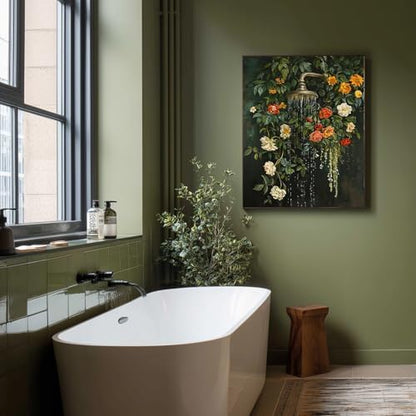 Paint by Number for Adults, Bathroom Paint by Numbers Kit for Adults 16x20 - Image 2