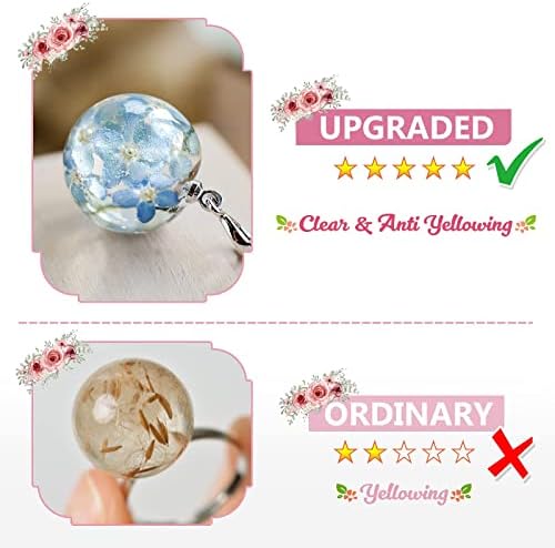 YIEHO 1000g UV Resin -Upgraded Crystal Clear Hard UV Fast Curing Epoxy Resin Supplies with Mat for Craft Jewelry Making 1KG - Image 5