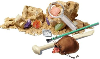 4M STEAM Earth Science Kit for Kids Ages 5+ — Geology STEM Toy with 5 Experiments Including Volcano Eruption, Crystal Growing & Fossil Excavation — Educational Science Gift for Boys & Girls - Image 3
