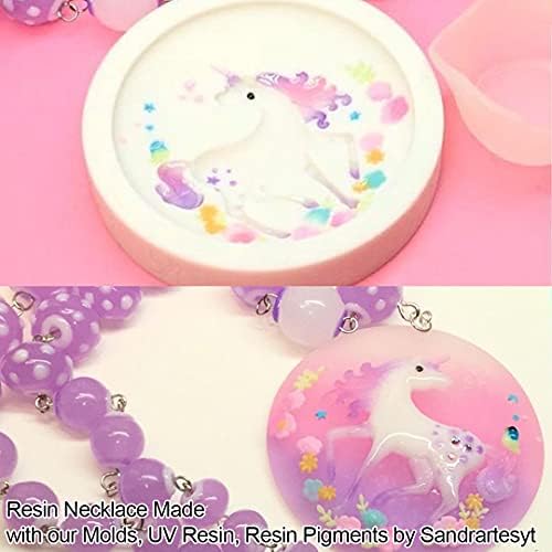 Beads Resin Molds with Hole for Gemstone Cabochon Jewelry Casting 14-Count - Image 6