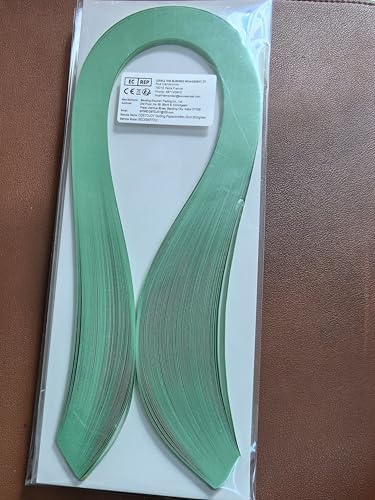 ODETOJOY Quilling Paper Strips 3mm Paper Quilling Set 120pcs Quilling Strips 1/8inch Single Color Star Origami Paper DIY Hand Crafts (Palegreen) - Image 5