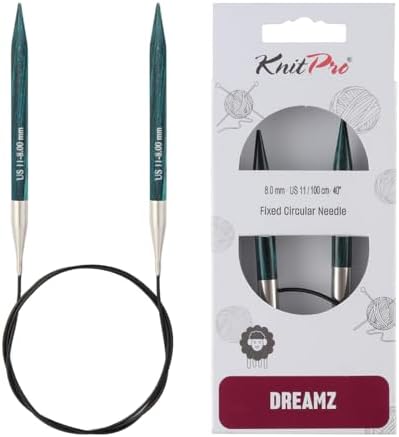 KnitPro Dreamz Fixed Circular Needles 40" (100cm) | US Size 11 (8mm) by KnitPro