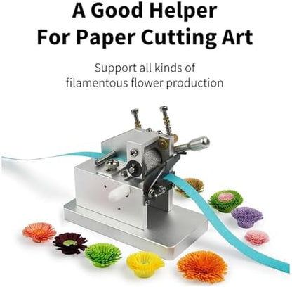 Paper Art Tassel Machine, Manual Quilling Fringer Machine with Adjustable Tassel Length and Width, 3D Handmade Paper Cutting Roll Machines, No Electricity Required, for Handmade Crafts(Classic) - Image 3