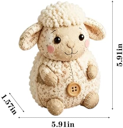 Patchwork Mouse DIY Sewing Kit for Adults & Beginners (Lamb) - Image 2